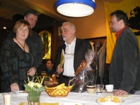 Marleen Van Hauteghem, Michel Segers, Erik Cuypers en Jan Peumans. 
